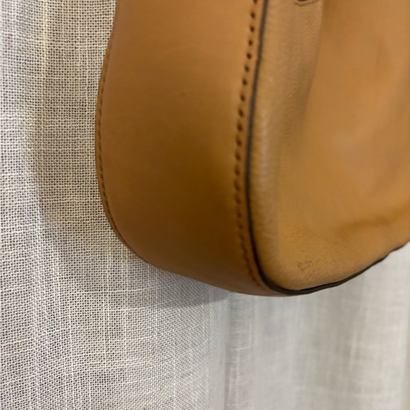 Louise et Cie Tan Leather Hobo Bag with Relaxed Silhouette - Picture 11 of 16